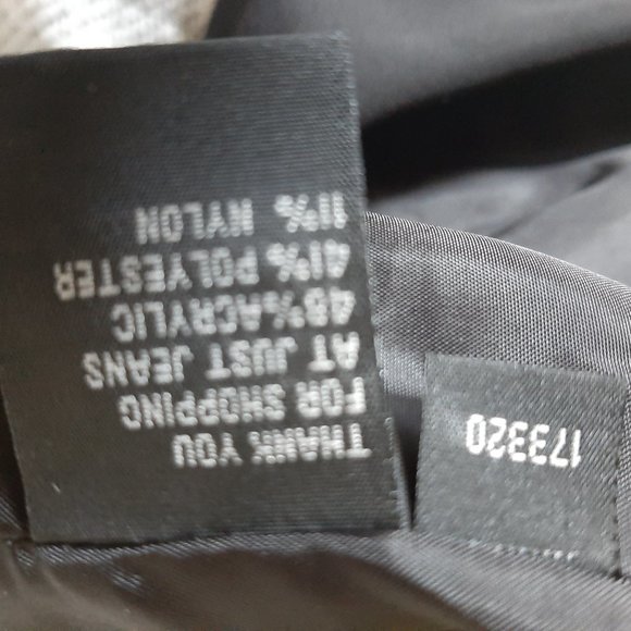 Just Jeans Blazer Size 8 -Cream Color& Black - Picture 7 of 7